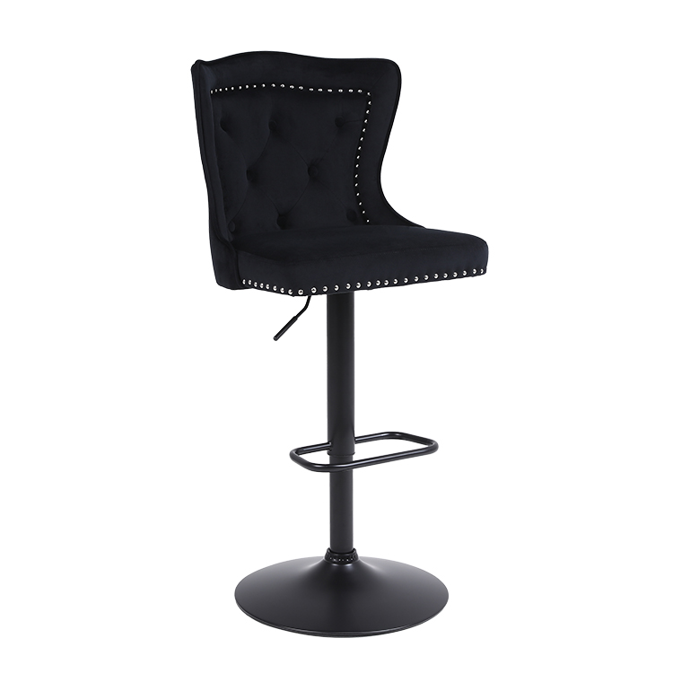 Kitchen swivel stool with diamond lion head